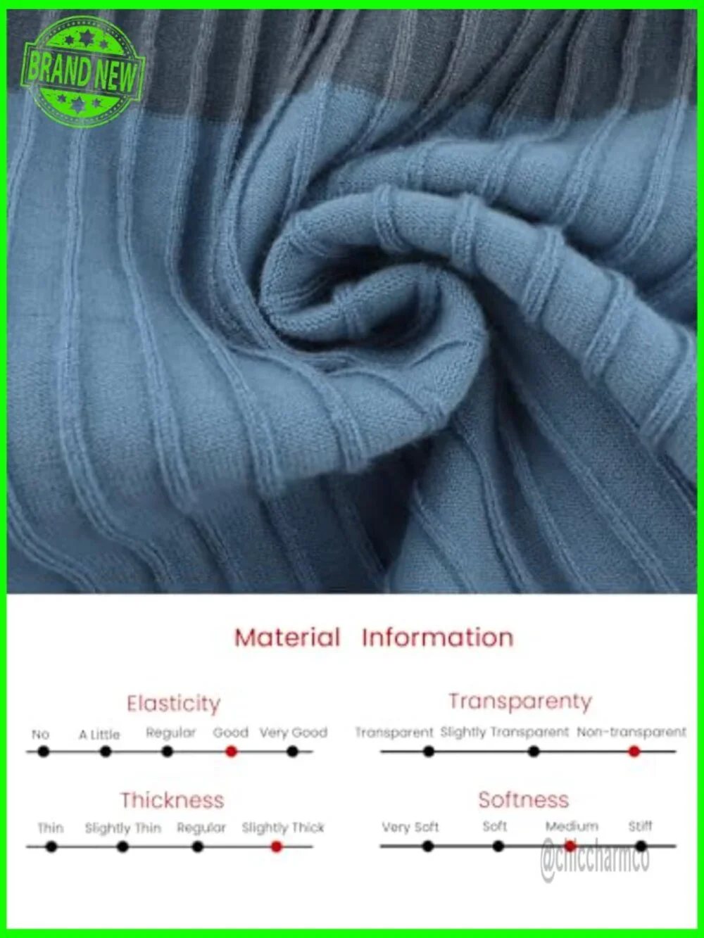 Striped Sweater Dress Long Sleeve Ribbed Knit Bodycon Midi Work Casual - Picture 6 of 6